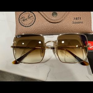 Square ombré ray bans